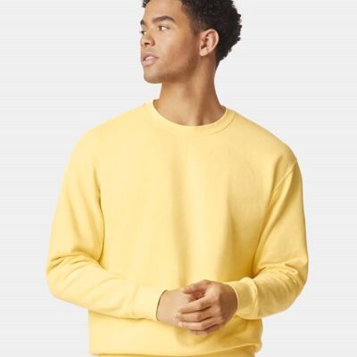 Garment-Dyed Lightweight Fleece Crewneck Sweatshirt Thumbnail
