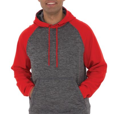 ATC DYNAMIC HEATHER FLEECE TWO TONE HOODED SWEATSHIRT. Thumbnail