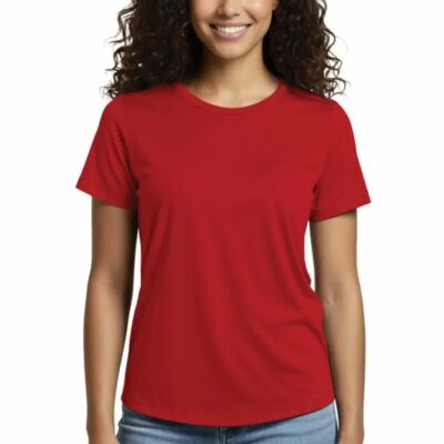 WOMEN'S RELAXED ORGANIC COTTON SCOOP NECK TEE Thumbnail